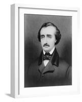 Edgar Allan Poe, American Author-Science Source-Framed Giclee Print