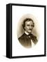 Edgar Allan Poe, American Poet, Short Story Writer, Editor and Critic-null-Framed Stretched Canvas