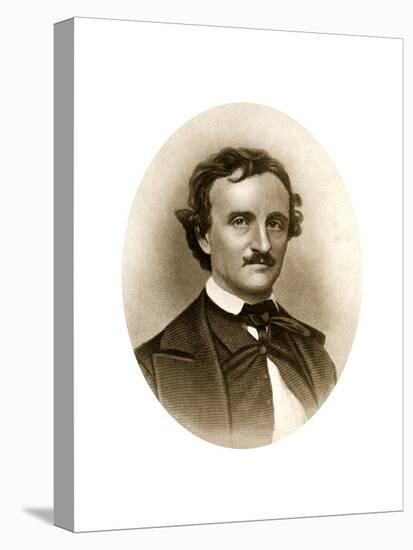 Edgar Allan Poe, American Poet, Short Story Writer, Editor and Critic-null-Stretched Canvas