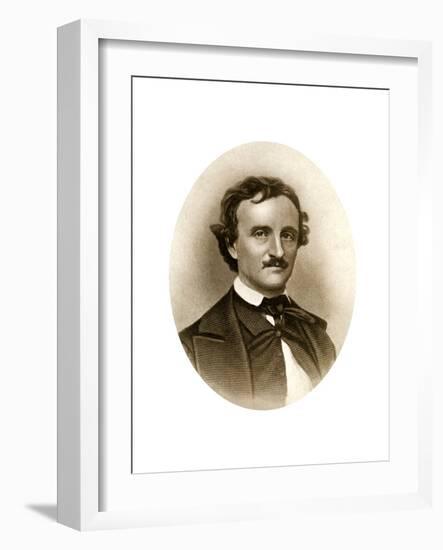 Edgar Allan Poe, American Poet, Short Story Writer, Editor and Critic-null-Framed Giclee Print