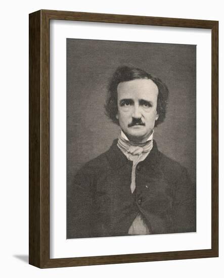 Edgar Allan Poe American Writer-Timothy Cole-Framed Photographic Print