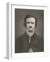 Edgar Allan Poe American Writer-Timothy Cole-Framed Photographic Print