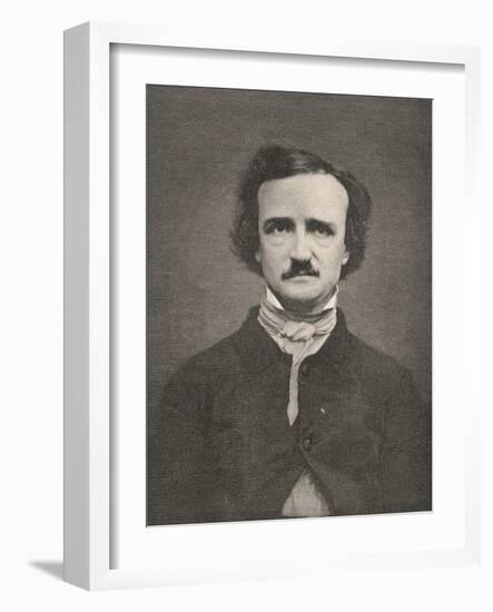 Edgar Allan Poe American Writer-Timothy Cole-Framed Photographic Print