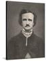 Edgar Allan Poe American Writer-Timothy Cole-Stretched Canvas
