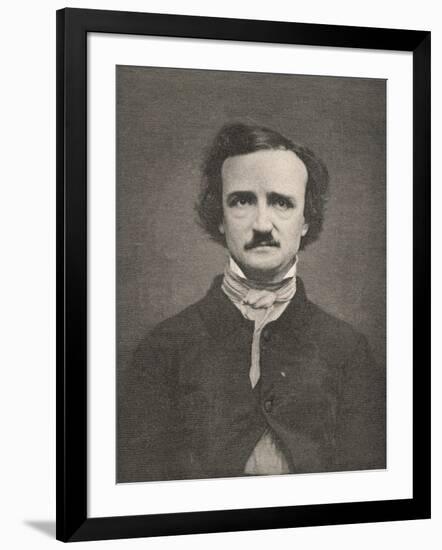 Edgar Allan Poe American Writer-Timothy Cole-Framed Photographic Print