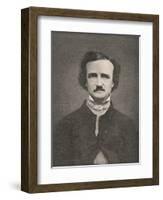 Edgar Allan Poe American Writer-Timothy Cole-Framed Photographic Print