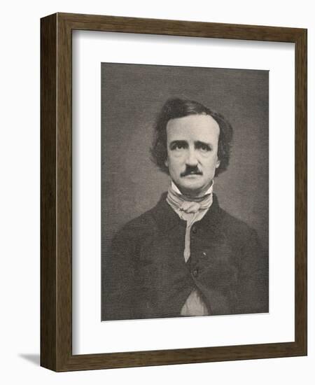 Edgar Allan Poe American Writer-Timothy Cole-Framed Photographic Print
