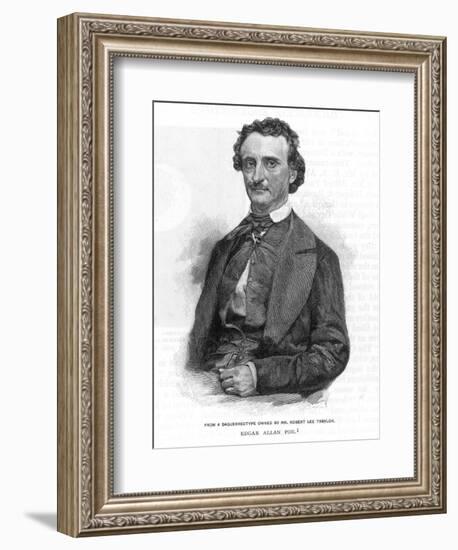 Edgar Allan Poe American Writer-null-Framed Art Print