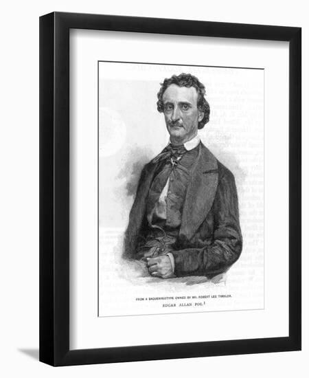 Edgar Allan Poe American Writer-null-Framed Art Print