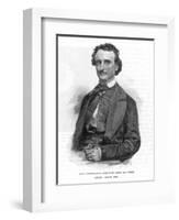 Edgar Allan Poe American Writer-null-Framed Art Print