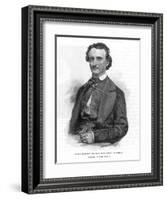 Edgar Allan Poe American Writer-null-Framed Art Print