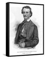 Edgar Allan Poe American Writer-null-Framed Stretched Canvas