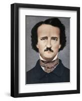 'Edgar Allan Poe', c1840, (1939)-Mathew Brady-Framed Photographic Print