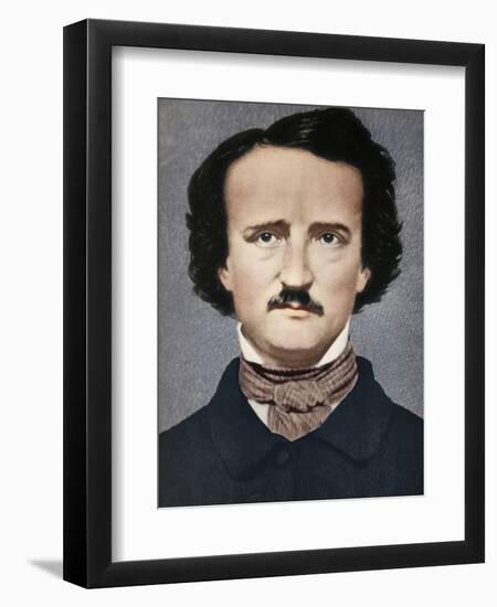 'Edgar Allan Poe', c1840, (1939)-Mathew Brady-Framed Photographic Print