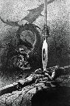 Illustration for Devil in Belfry-Edgar Allan Poe-Framed Stretched Canvas