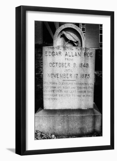 Edgar Allan Poe's Grave, Baltimore, USA-Simon Marsden-Framed Premium Giclee Print