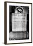 Edgar Allan Poe's Grave, Baltimore, USA-Simon Marsden-Framed Giclee Print