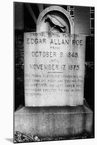 Edgar Allan Poe's Grave, Baltimore, USA-Simon Marsden-Mounted Giclee Print