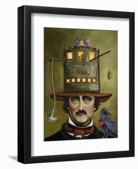 Edgar Allan Poe-Leah Saulnier-Framed Premium Giclee Print