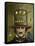 Edgar Allan Poe-Leah Saulnier-Framed Stretched Canvas
