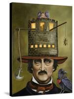 Edgar Allan Poe-Leah Saulnier-Stretched Canvas