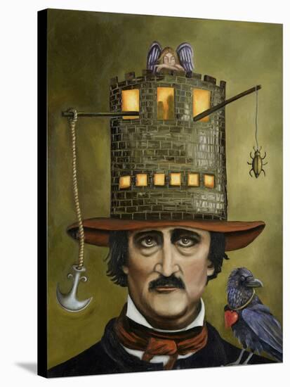 Edgar Allan Poe-Leah Saulnier-Stretched Canvas