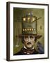 Edgar Allan Poe-Leah Saulnier-Framed Giclee Print