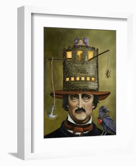 Edgar Allan Poe-Leah Saulnier-Framed Giclee Print