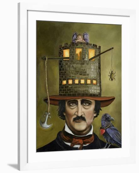 Edgar Allan Poe-Leah Saulnier-Framed Giclee Print