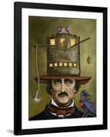 Edgar Allan Poe-Leah Saulnier-Framed Giclee Print