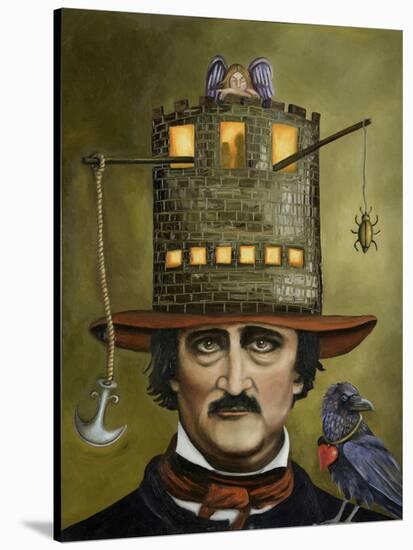 Edgar Allan Poe-Leah Saulnier-Stretched Canvas