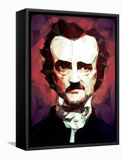 Edgar Allan Poe-Enrico Varrasso-Framed Stretched Canvas