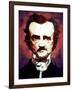 Edgar Allan Poe-Enrico Varrasso-Framed Art Print