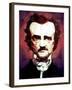 Edgar Allan Poe-Enrico Varrasso-Framed Art Print