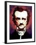 Edgar Allan Poe-Enrico Varrasso-Framed Art Print