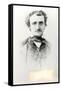 Edgar Allan Poe-Ismael Gentz-Framed Stretched Canvas