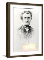 Edgar Allan Poe-Ismael Gentz-Framed Giclee Print