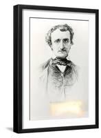 Edgar Allan Poe-Ismael Gentz-Framed Giclee Print