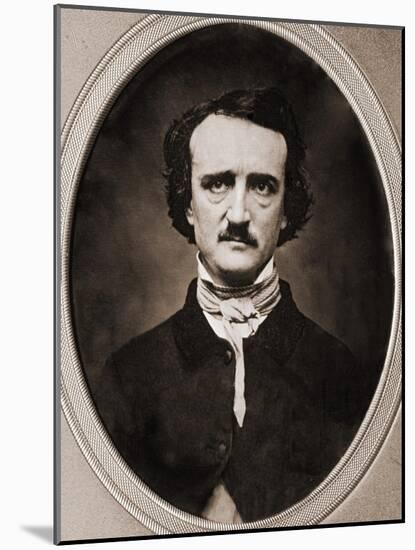 Edgar Allan Poe-Benjamin D. Maxhan-Mounted Giclee Print