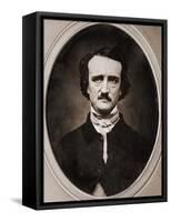 Edgar Allan Poe-Benjamin D. Maxhan-Framed Stretched Canvas