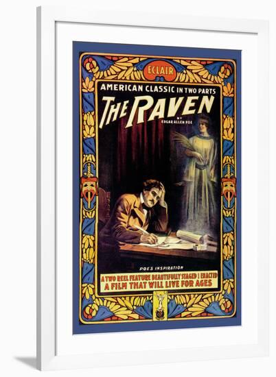 Edgar Allen Poe's "The Raven"""-null-Framed Art Print