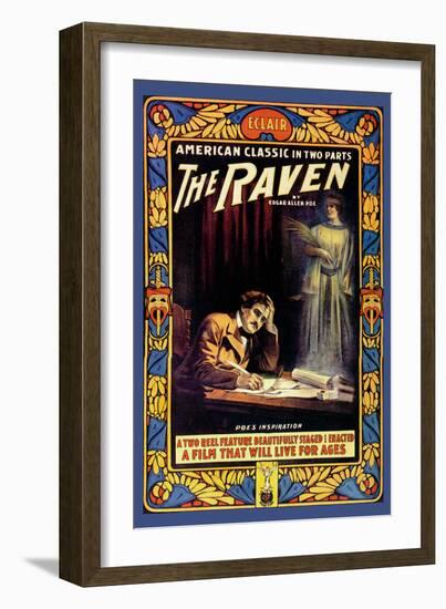 Edgar Allen Poe's "The Raven"""-null-Framed Art Print