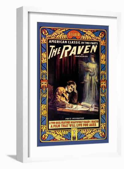 Edgar Allen Poe's "The Raven"""-null-Framed Art Print