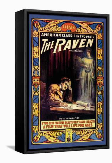 Edgar Allen Poe's "The Raven"""-null-Framed Stretched Canvas