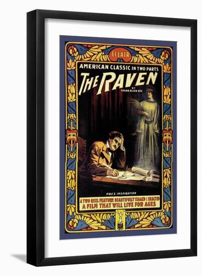 Edgar Allen Poe's "The Raven"""-null-Framed Art Print