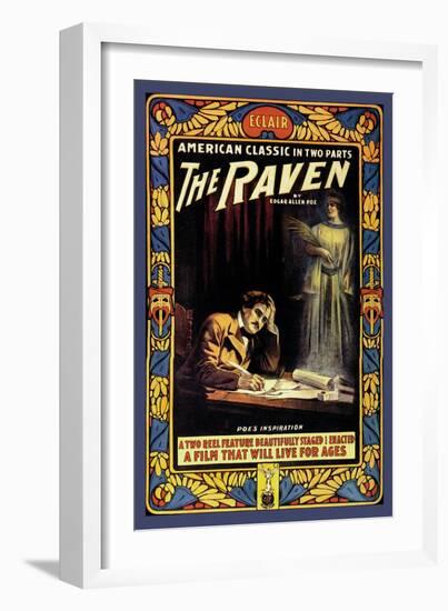 Edgar Allen Poe's "The Raven"""-null-Framed Art Print