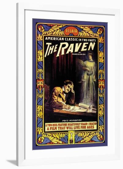 Edgar Allen Poe's "The Raven"""-null-Framed Art Print