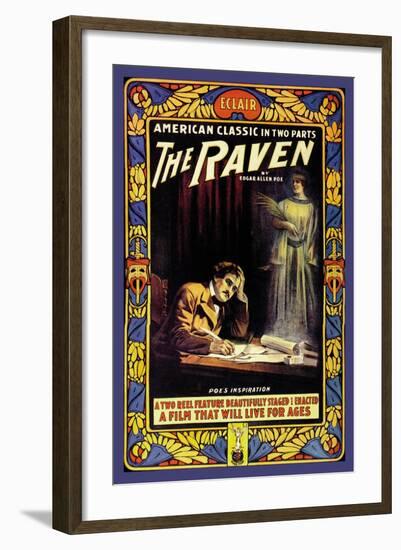 Edgar Allen Poe's "The Raven"""-null-Framed Art Print
