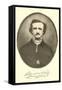 Edgar Allen Poe-null-Framed Stretched Canvas