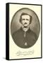 Edgar Allen Poe-null-Framed Stretched Canvas